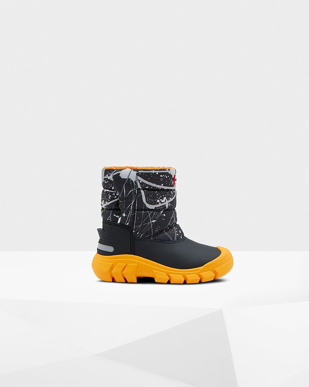 Snow Boots Kinderen - Hunter Original Little Insulated - Grijs Zwart - 26IBFYMLD